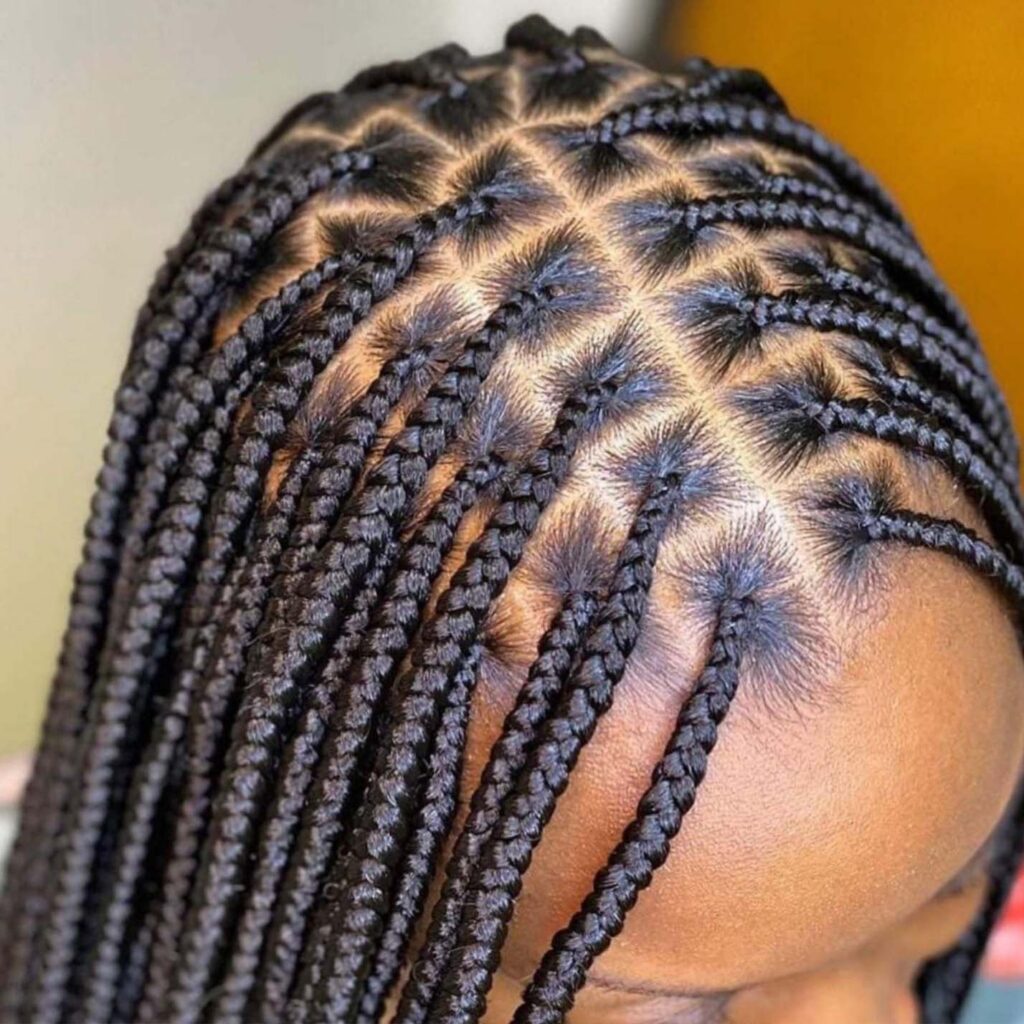 Medium Knotless Braids